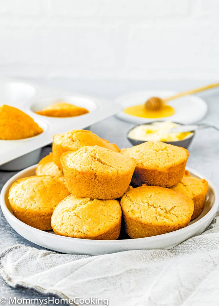 Easy Eggless Cornbread Muffins - Mommy's Home Cooking