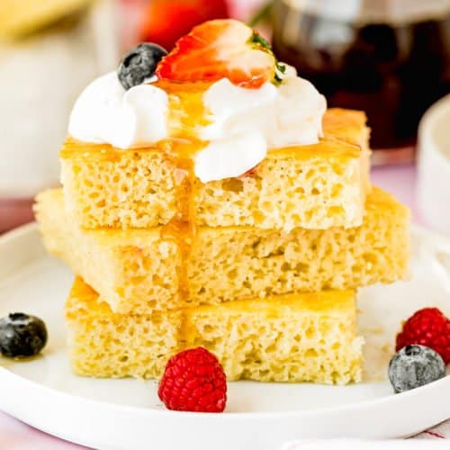 Easy Eggless SheetPan Pancakes Mommy's Home Cooking