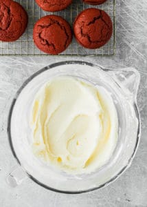 Cream cheese frosting and whoopie pies