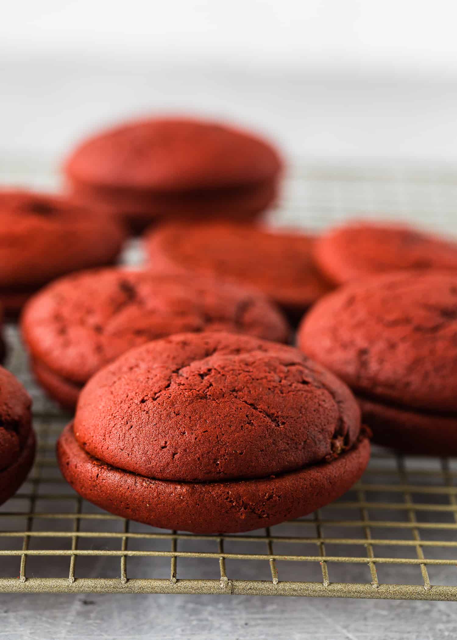 How To Make Eggless Red Velvet Whoopie Pies Step By Step 8