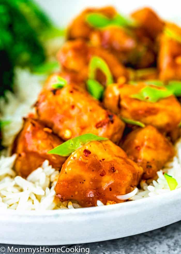 Easy Sticky Bourbon Chicken - Mommy's Home Cooking