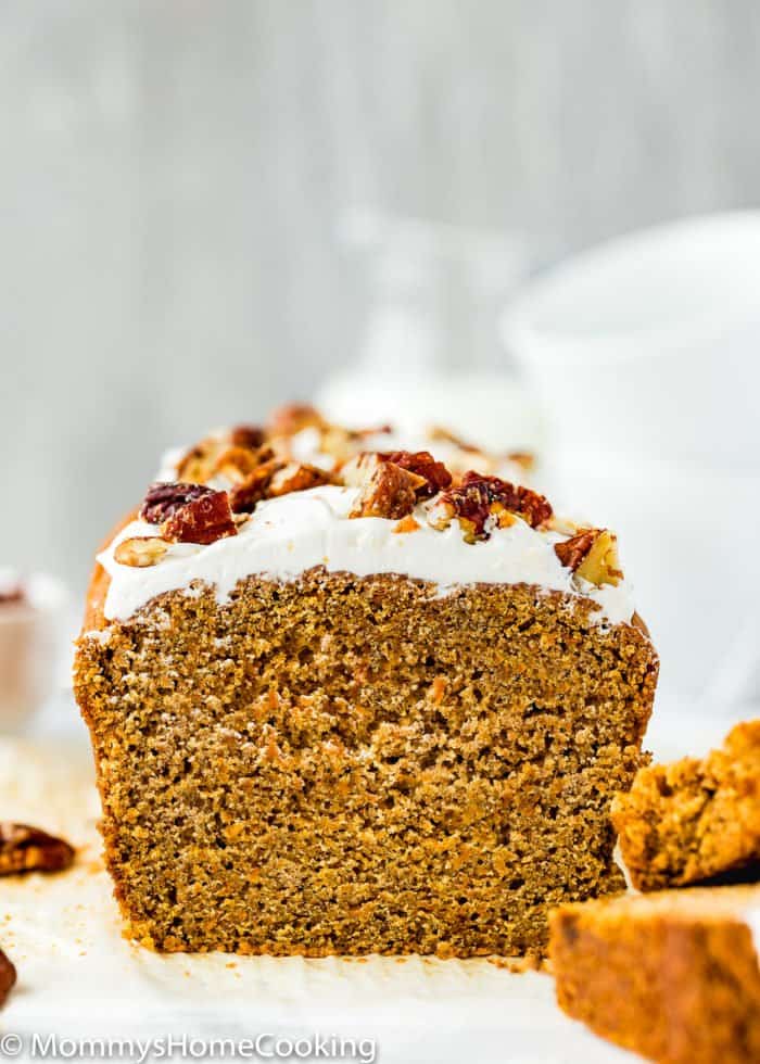 Eggless Carrot Cake Loaf - Mommy's Home Cooking