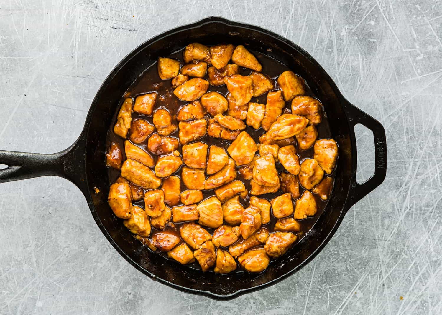 How to Make Easy Sticky Bourbon Chicken step 7