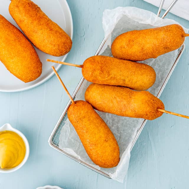 Easy Eggless Corndogs - Mommy's Home Cooking