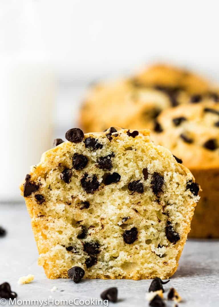 Eggless Bakery Style Chocolate Chip Muffins Mommys Home Cooking