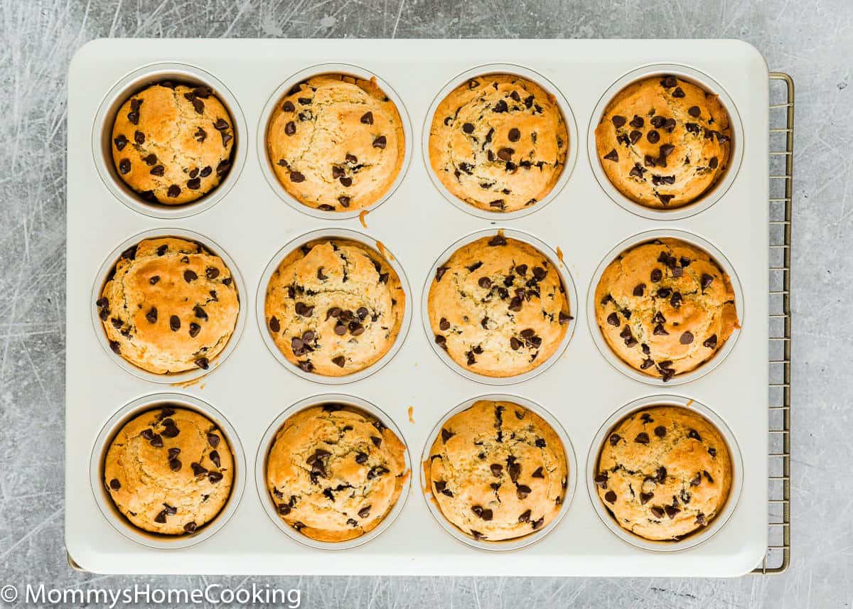 how to make Eggless Chocolate Chip Muffins step 5