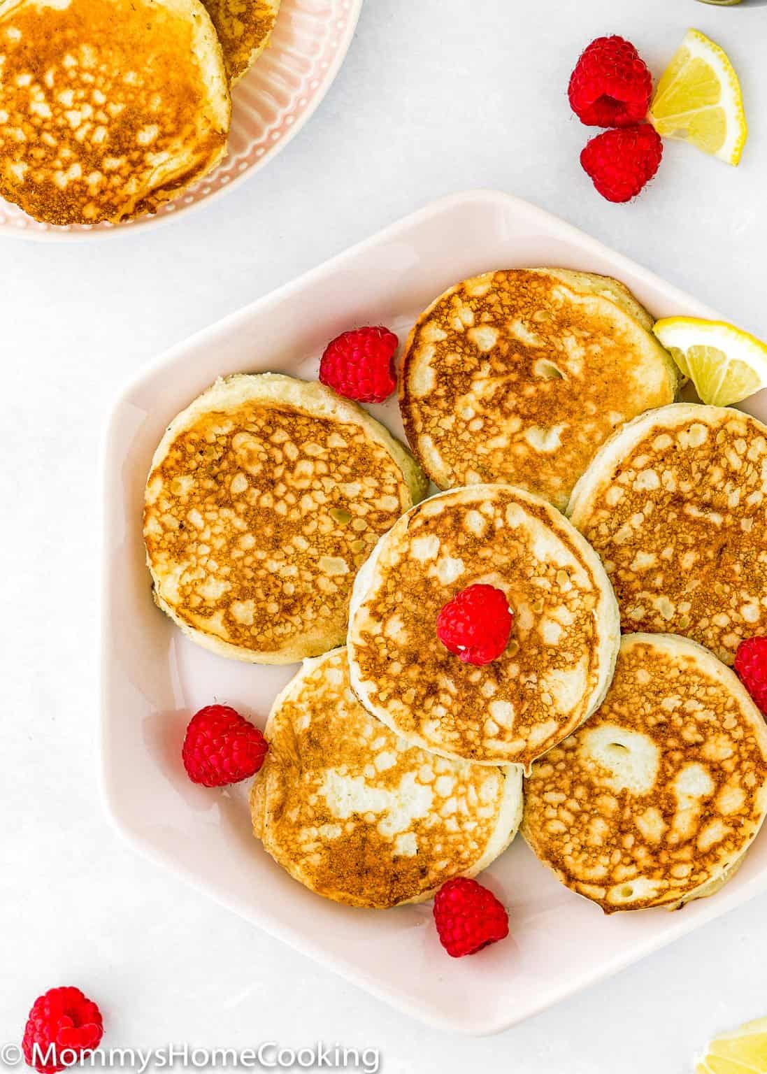 Eggless Lemon Ricotta Pancakes Mommy's Home Cooking