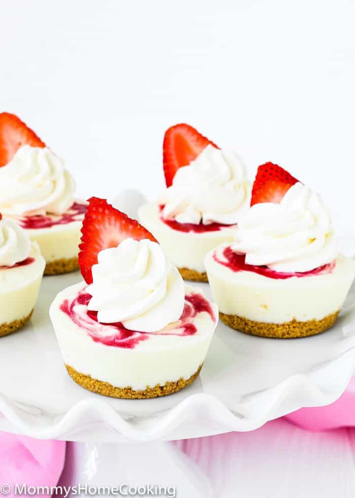 Healthy Mini Yogurt Strawberry Cheesecakes Mommy's Home Cooking