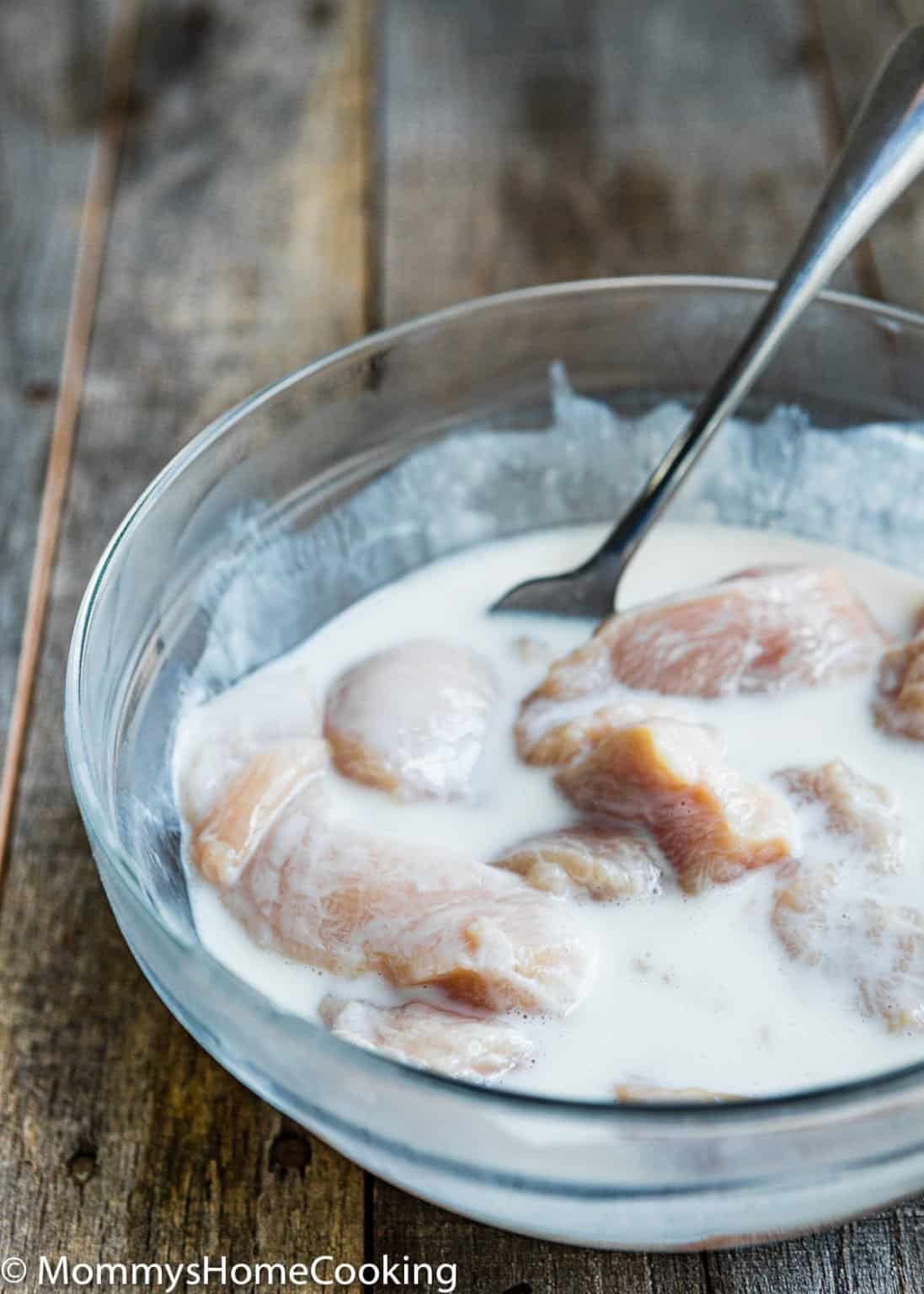 Eggless Oven Fried Chicken Tenders Mommy's Home Cooking