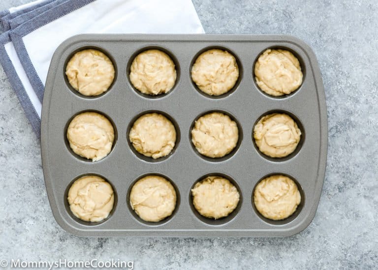 Easy eggless banana bread muffins mommy s home cooking