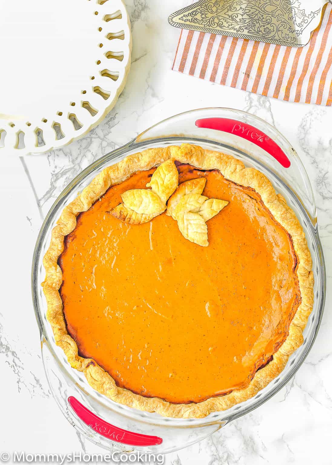 Easy Eggless Pumpkin Pie Mommy S Home Cooking
