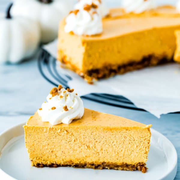 Eggless Pumpkin Cheesecake - Mommy's Home Cooking