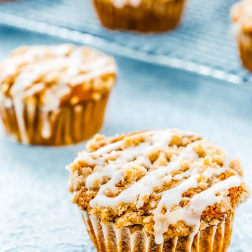 Eggless Pumpkin Crumb Muffins Mommy's Home Cooking