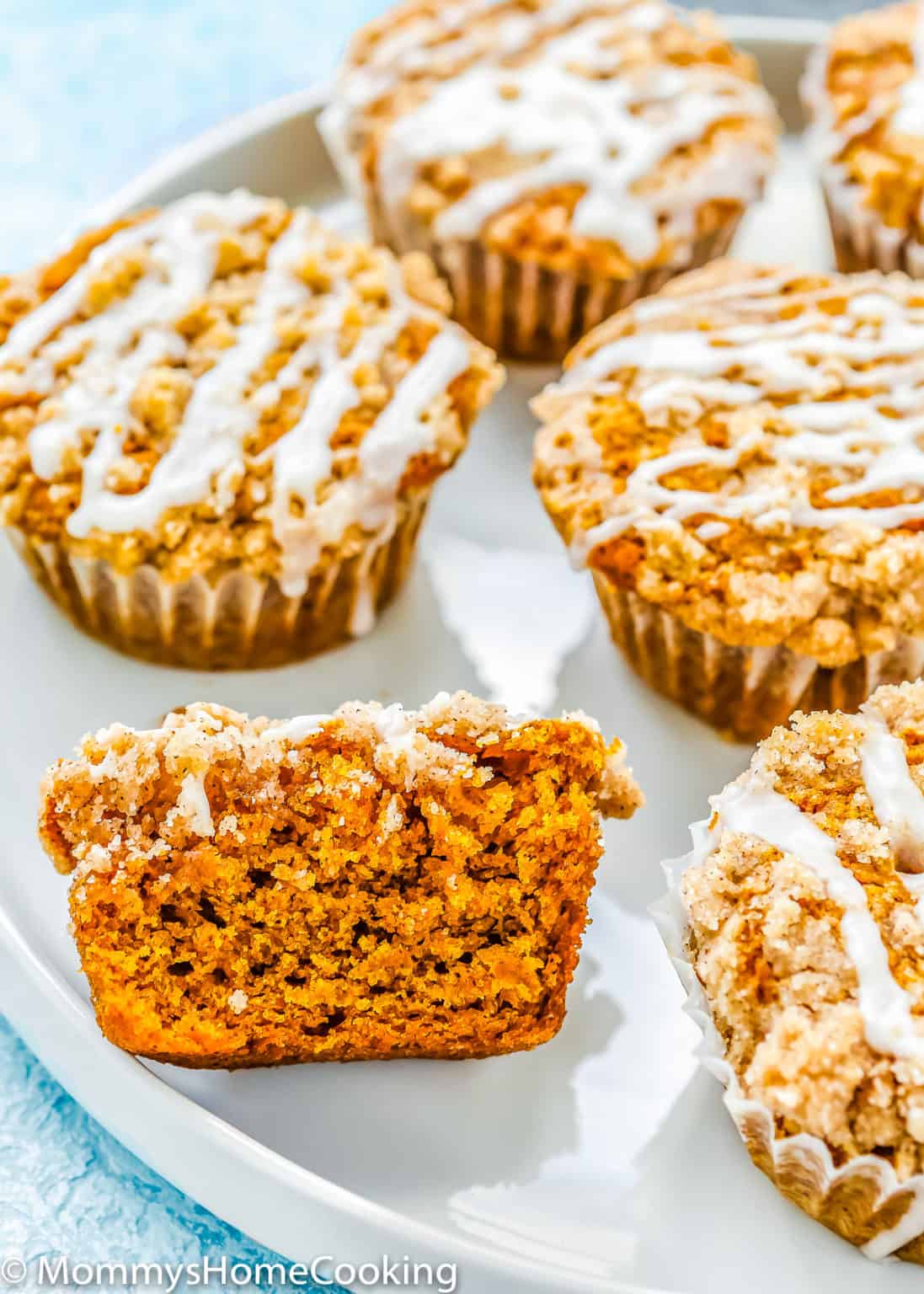 Eggless Pumpkin Crumb Muffins Mommy's Home Cooking