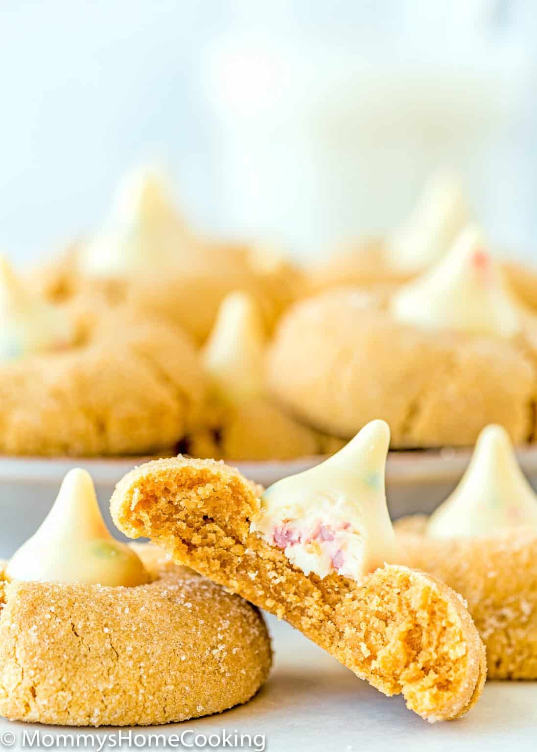 Eggless Peanut Butter Blossom Cookies Mommy's Home Cooking