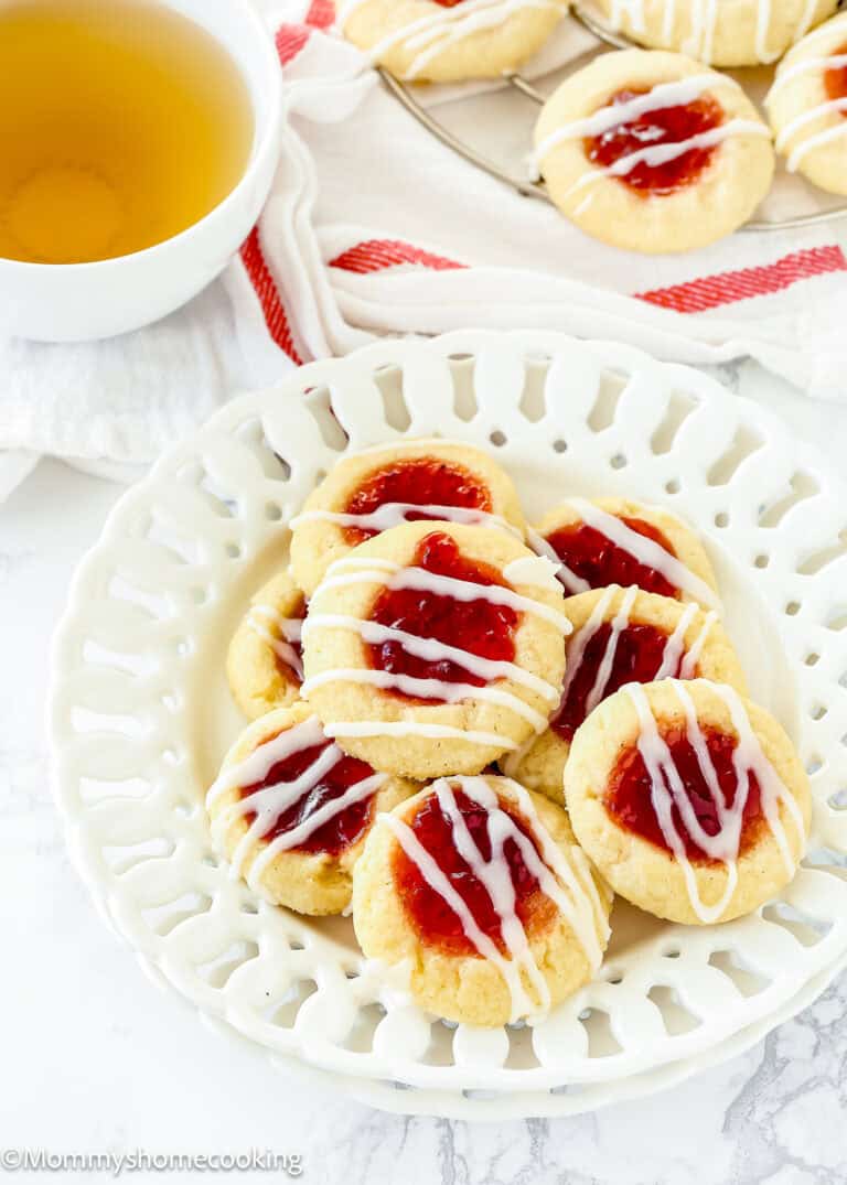 Eggless Thumbprint Cookies - Mommy's Home Cooking