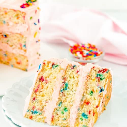 Pink Sprinkle Cake | The Home Bakery