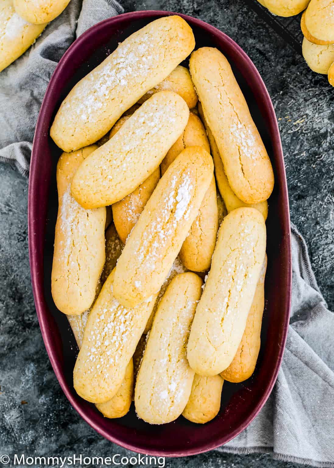 Eggless Homemade Ladyfingers Mommy's Home Cooking