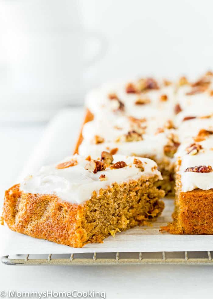 Eggless Pineapple Carrot Cake - Mommy's Home Cooking