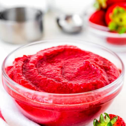 How to Strawberry Puree - Mommy's Cooking