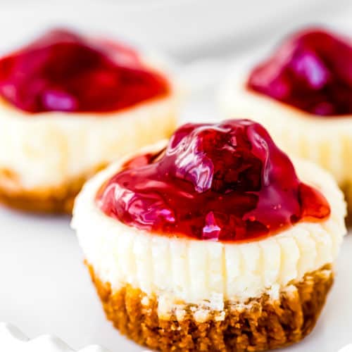 Easy Eggless Mini Cheesecakes - Mommy's Home Cooking