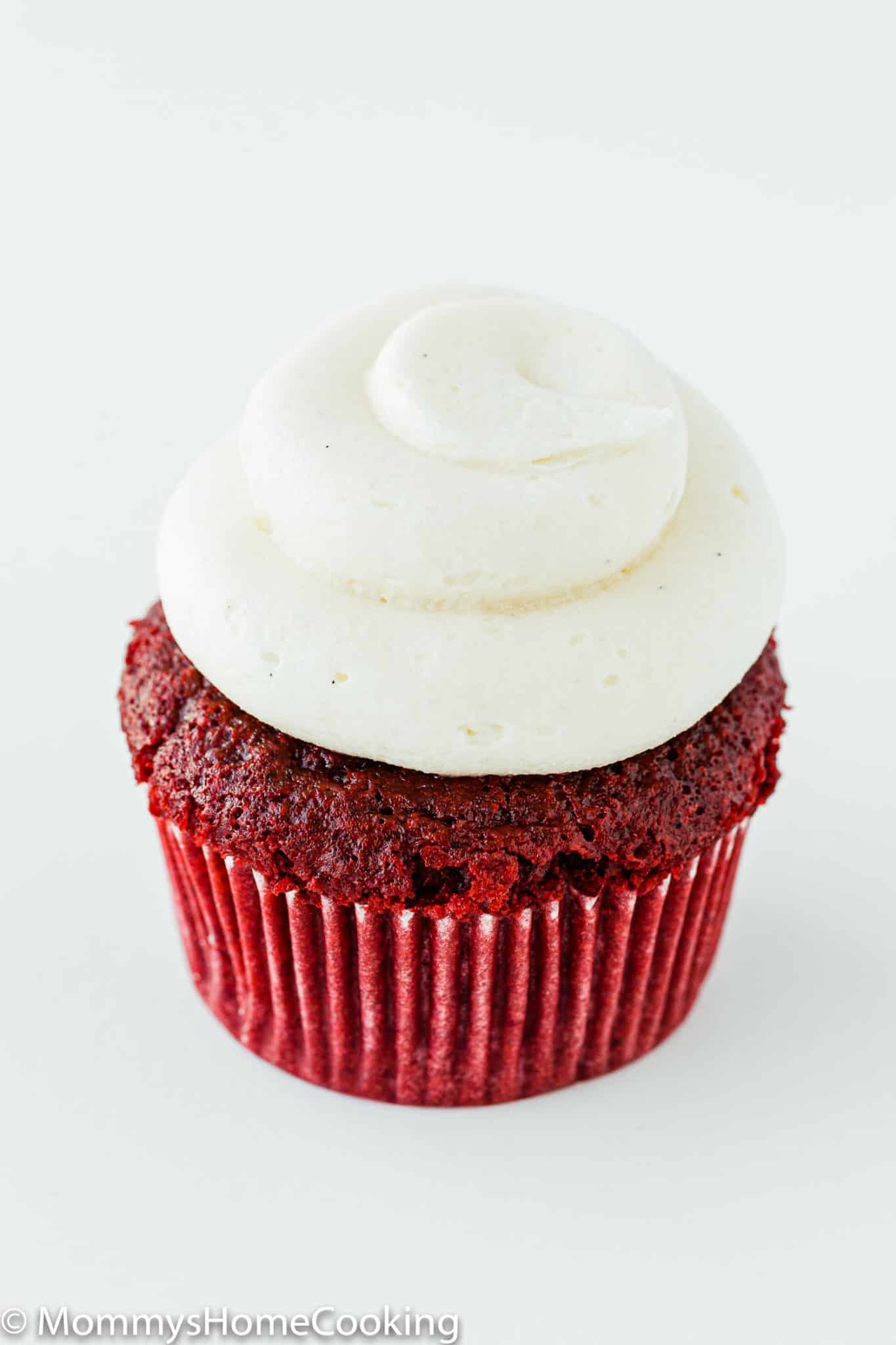 Easy Eggless Red Velvet Cupcakes - Mommy's Home Cooking