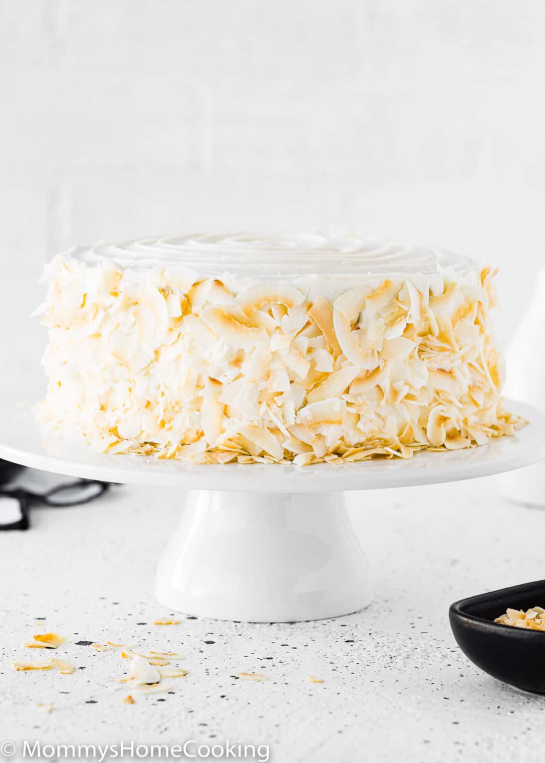 Soft & Fluffy Eggless Coconut Cake - Mommy's Home Cooking