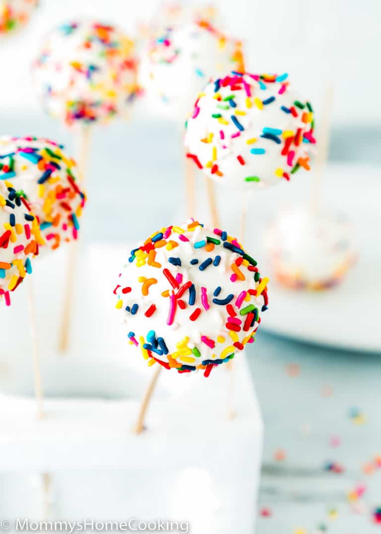 Easy Eggless Homemade Cake Pops Mommy's Home Cooking