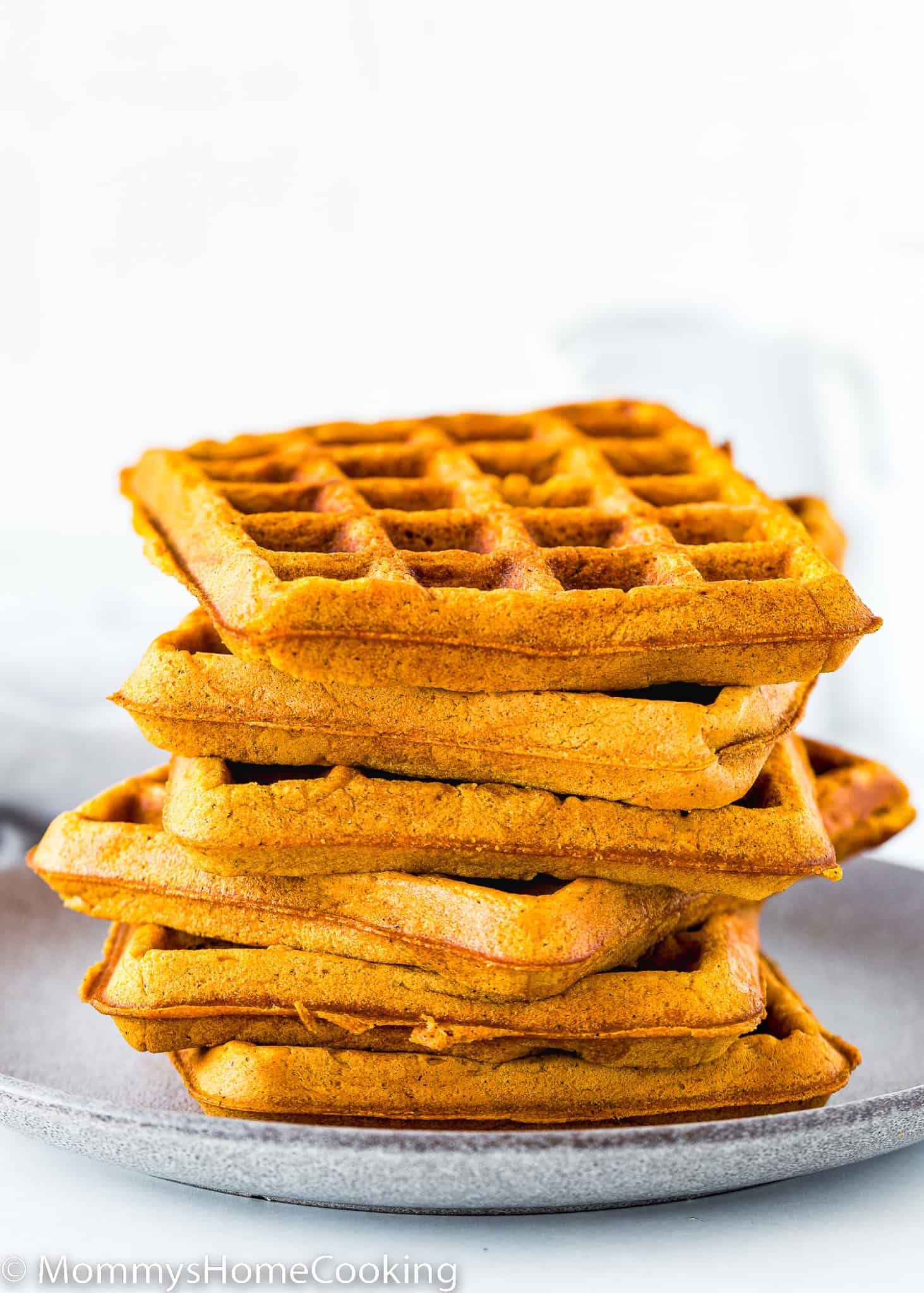Quick & Easy Eggless Pumpkin Waffles Mommy's Home Cooking
