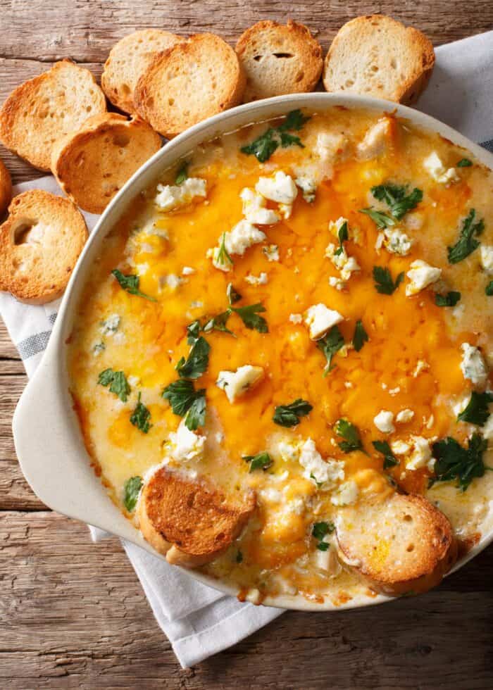 Super Bowl Buffalo Chicken Dip with Cheese