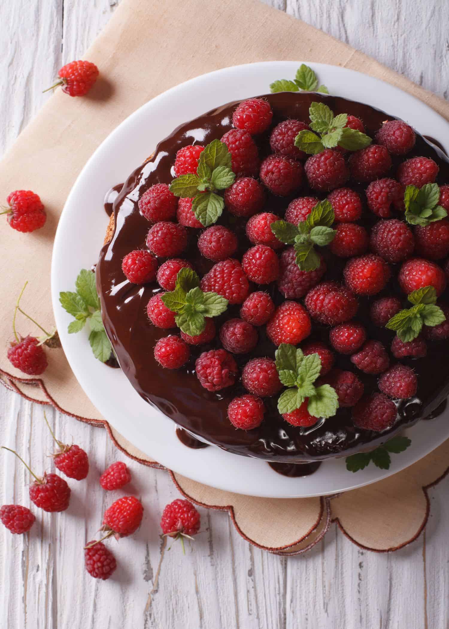 Easy to make Prized French dessert with chocolate and Rasberry.