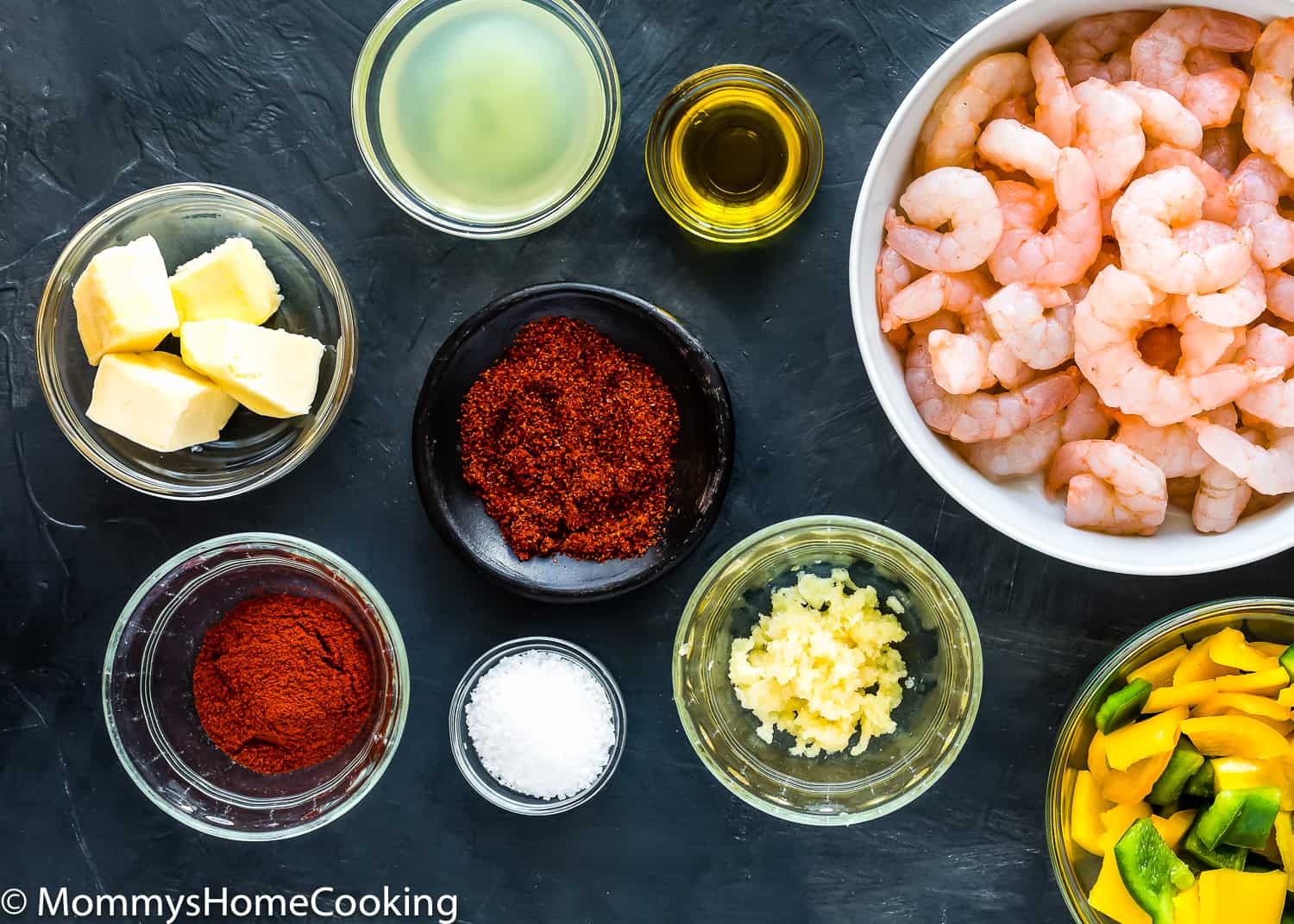 easy peri peri shrimp ingredients