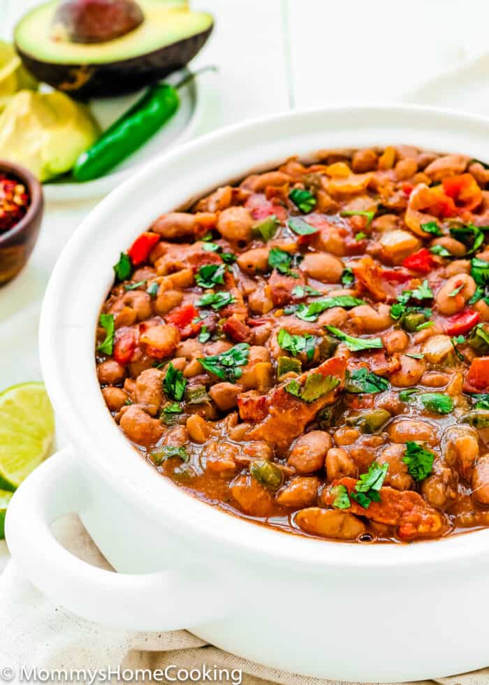 Easy Drunken Beans (Frijoles Borrachos) - Mommy's Home Cooking