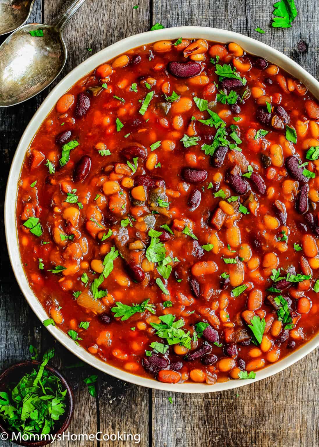 Quick & Easy Baked Beans (with Canned Beans) Mommy's Home Cooking