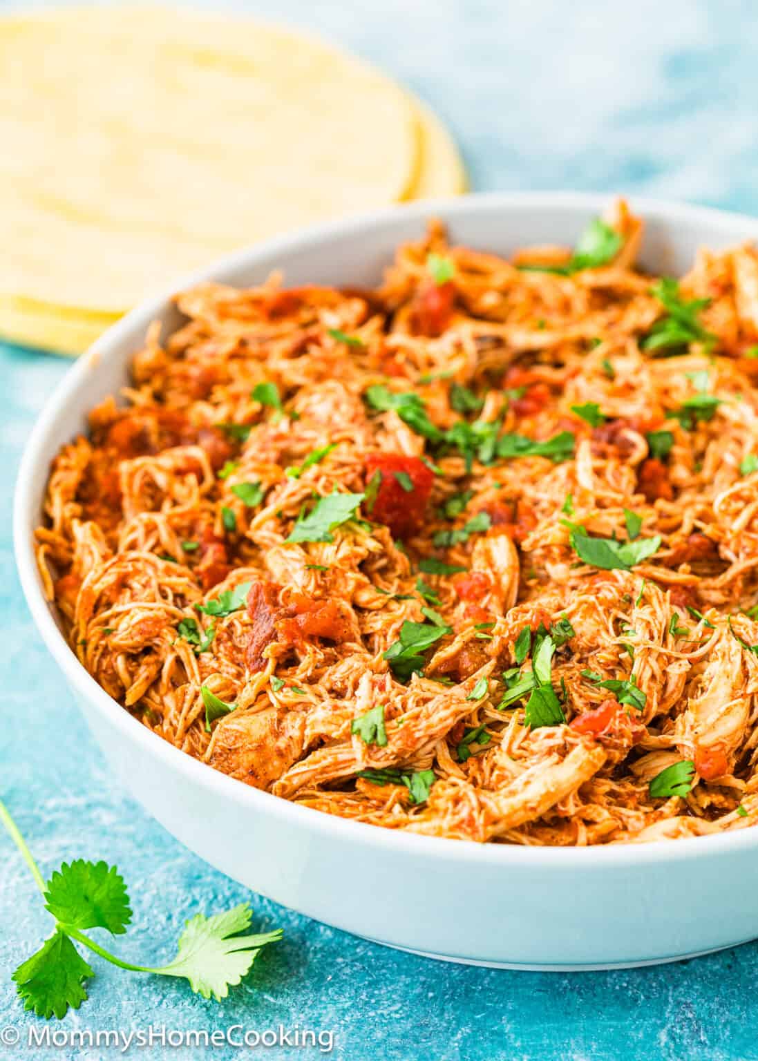 Easy Shredded Chicken for Tacos - Mommy's Home Cooking