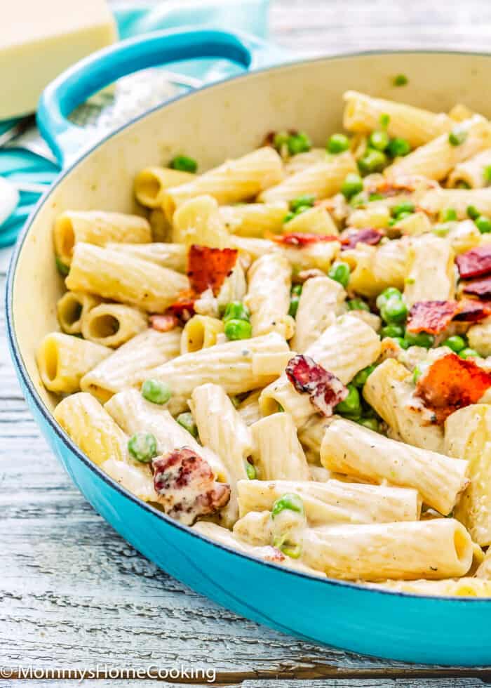 One-Pot Bacon Alfredo Pasta (Creamy) - Mommy's Home Cooking