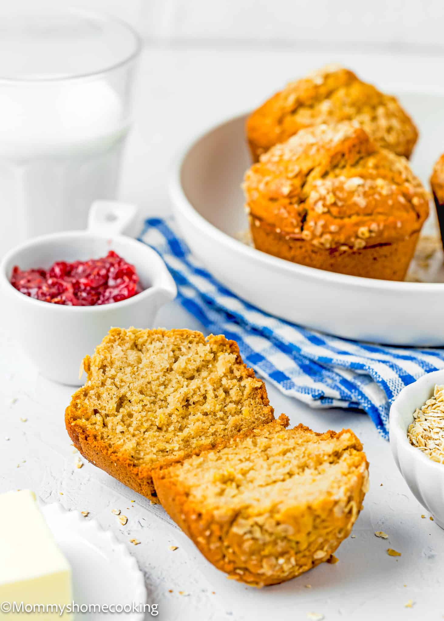 Easy Healthy Oat Muffins (no eggs, dairy, or sugar) Mommy's Home Cooking