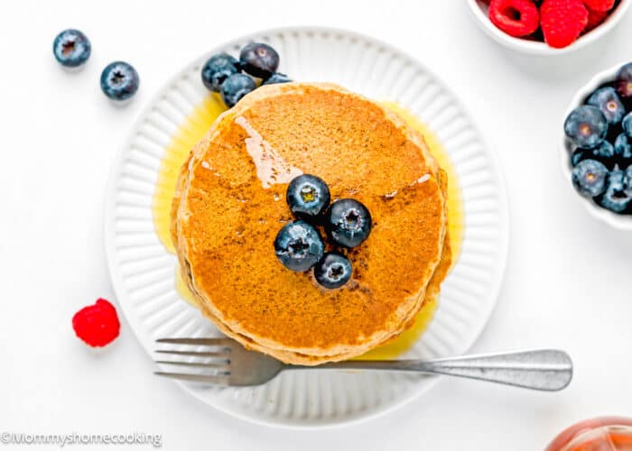 Fluffy Whole Wheat Pancakes (No Eggs No Sugar) Mommy's Home Cooking