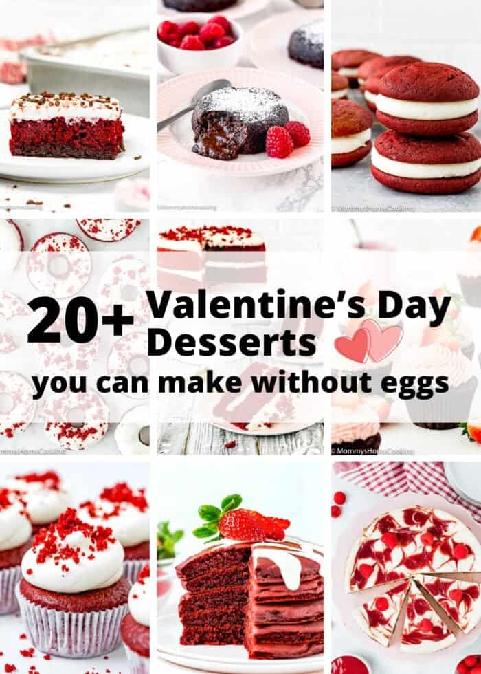 Valentine's day desserts you can make without eggs.