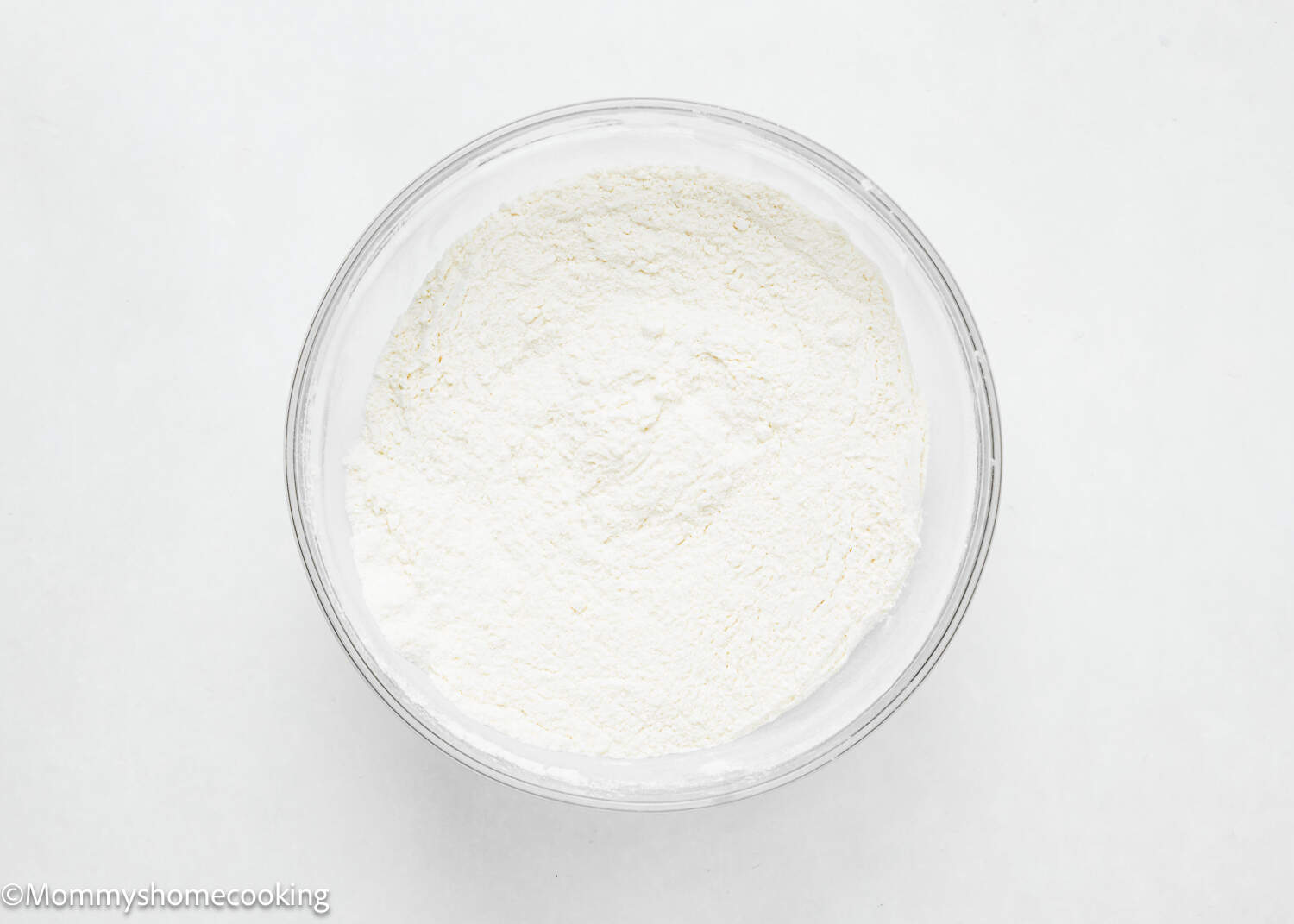 dry ingredients to make vegan Vanilla Cupcakes in a bowl.