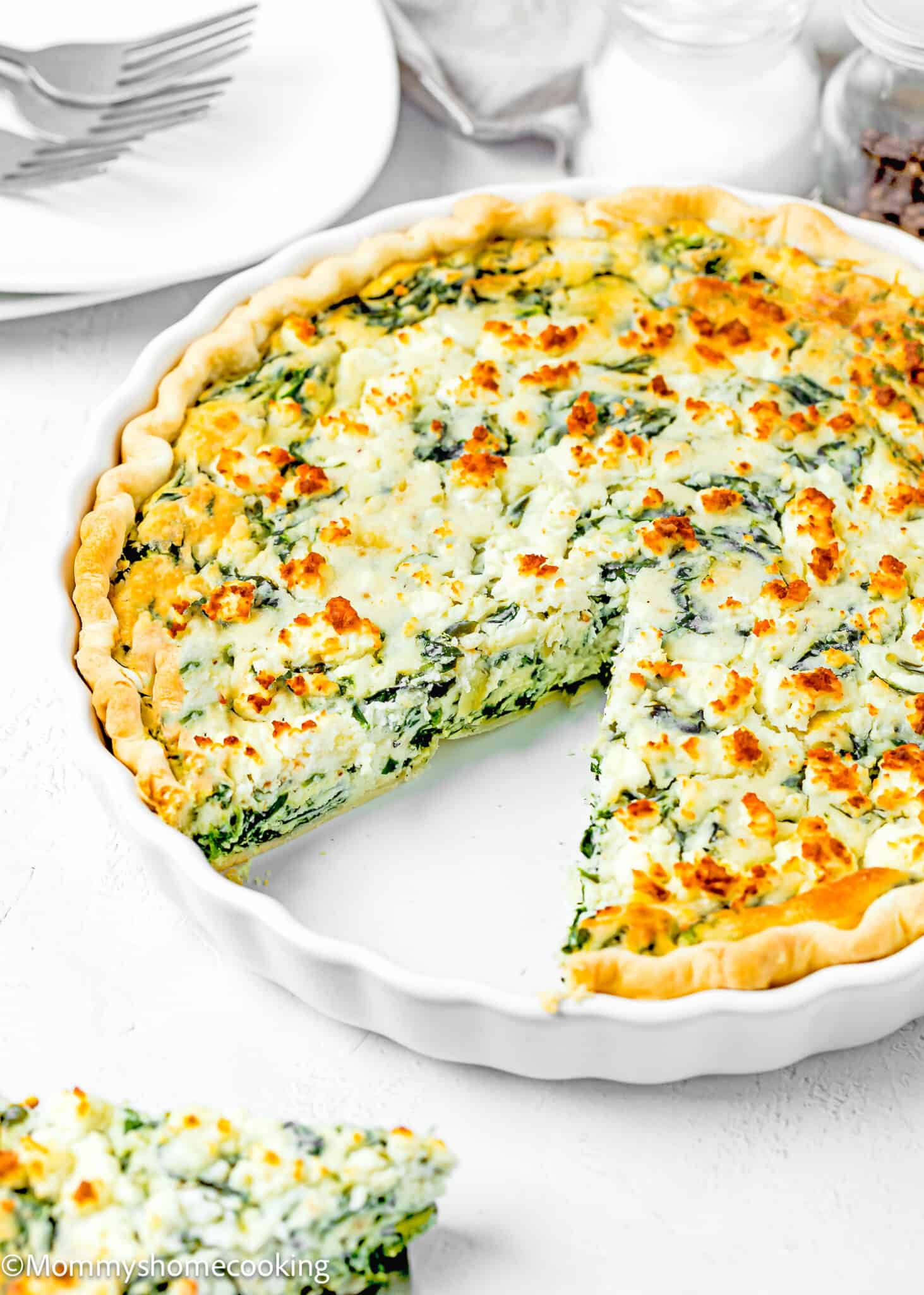 The Ultimate Eggless Quiche (Easy - No Tofu) - Mommy's Home Cooking