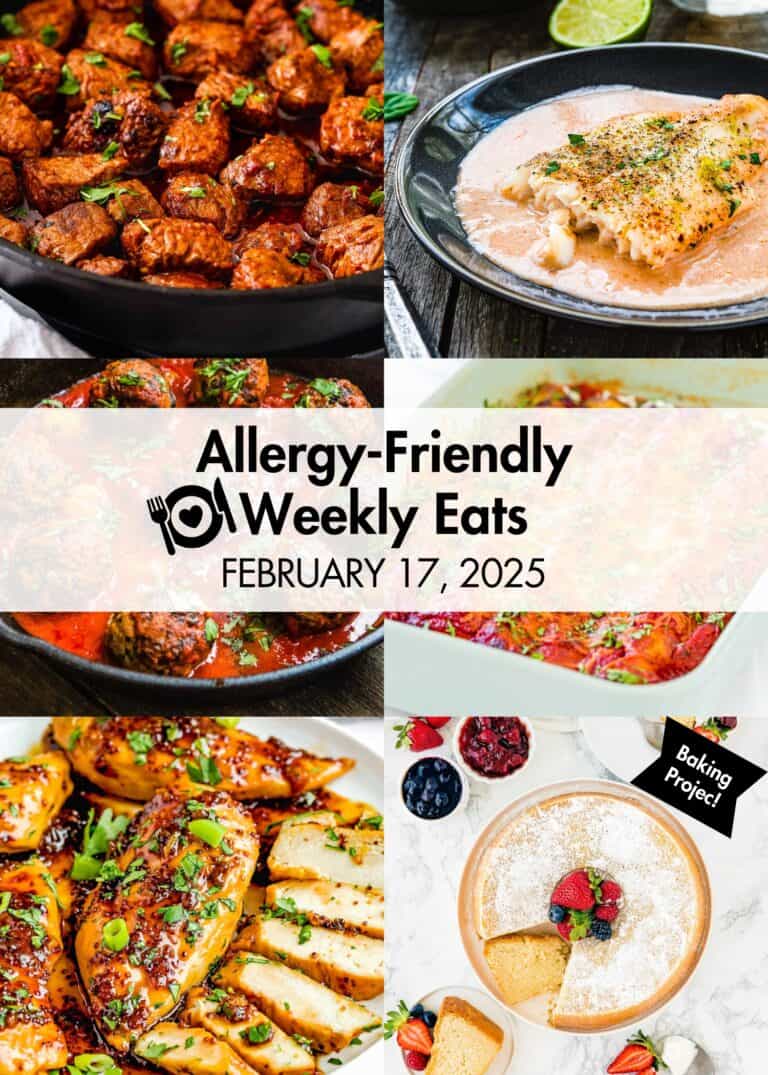 Allergy-Friendly Weekly Eats February 17, 2025 photo Collage