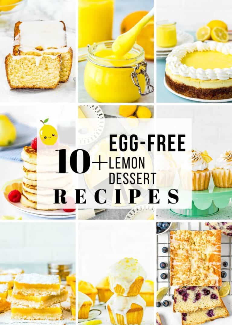 10+ Irresistible Egg-Free Lemon Desserts You Need to Try hero photo collage.