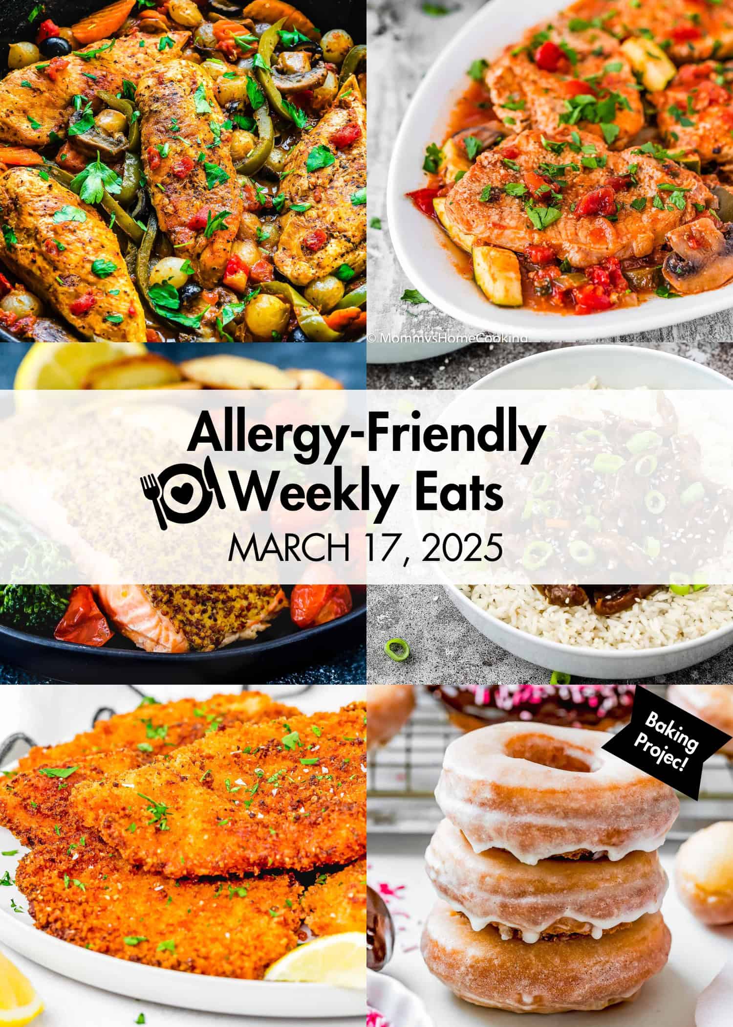 Allergy-Friendly Weekly Eats March 17, 2025 Photo Collage