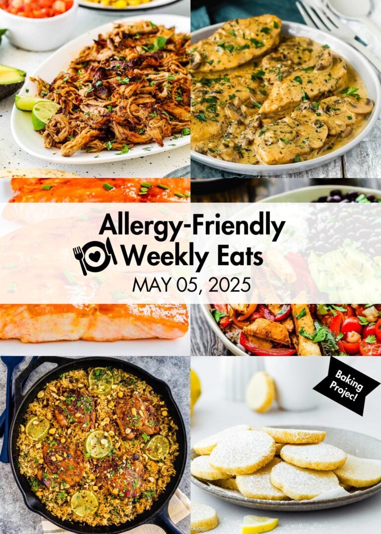 Allergy-Friendly Weekly Eats May 05, 2025 Photo Collage