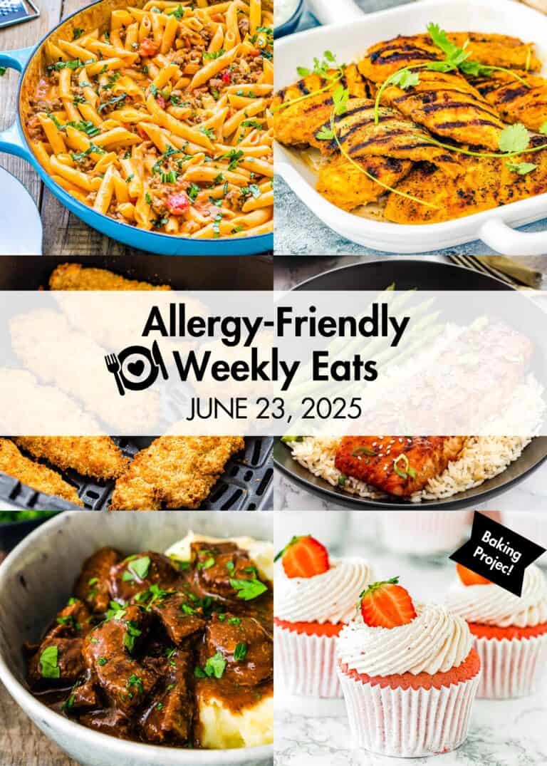 Allergy-Friendly Weekly Eats June 23, 2025 Photo Collage