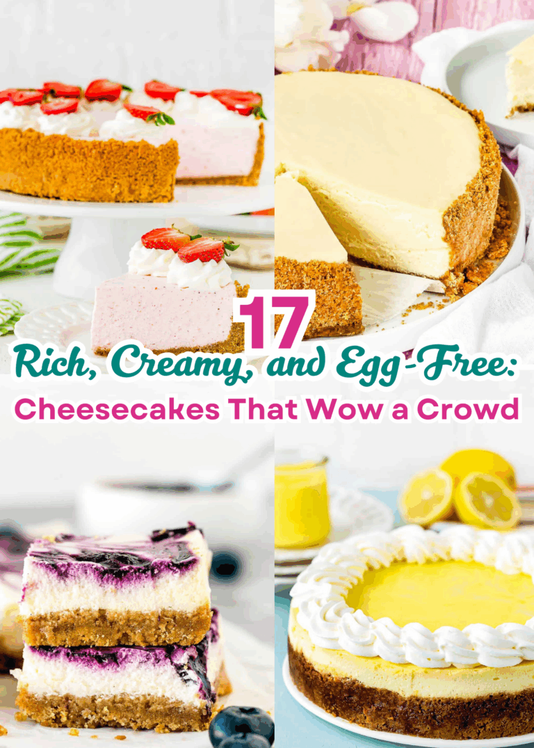17 Rich, Creamy, and Egg-Free: Cheesecakes That Wow a Crowd
