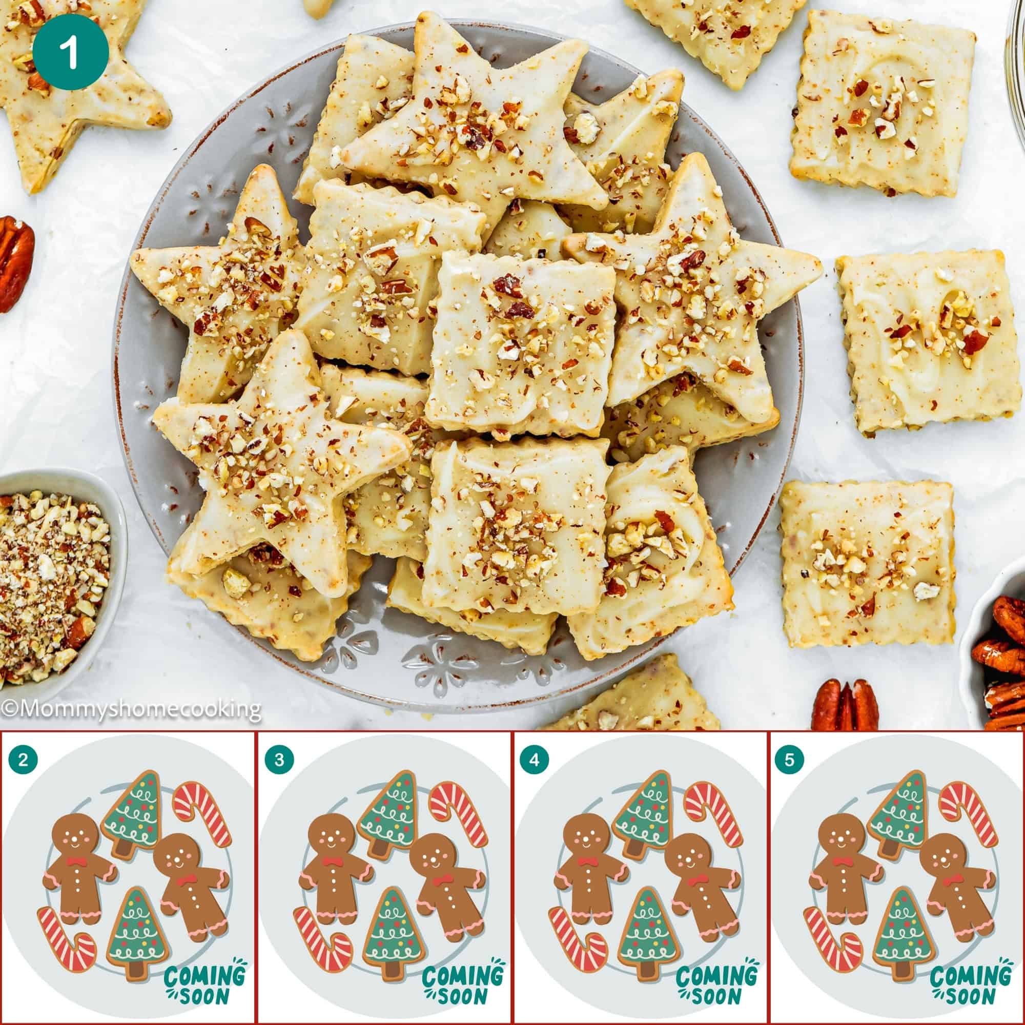 The great eggless holiday cookie bake off cookie serie.